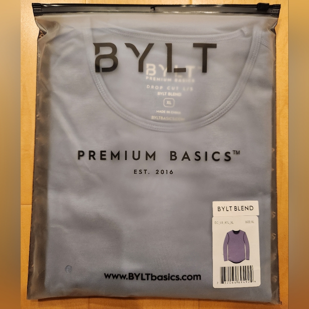 BYLT Long Sleeve Light Blue Shirt (size - XL)
